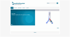 Desktop Screenshot of medical2market.com